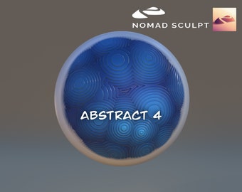 Nomad Sculpt - Abstract 4 colored texture - Brush Tool - Filetype json (Nomad Sculpt File 1.76)