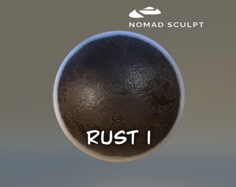 Nomad Sculpt - Rust 1 colored texture - Brush Tool - Filetype json (Nomad Sculpt File 1.78)