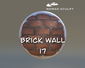 Nomad Sculpt - Brick Wall 17 colored texture - Brush Tool - Filetype json (Nomad Sculpt File 1.78)