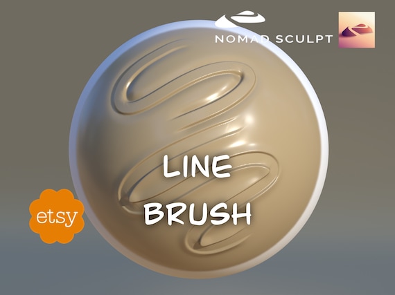Nomad Sculpt - Line Brush - Filetype json (Nomad Sculpt File 1.77)