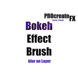 Procreate Bokeh Blur Effect Brush Pinsel