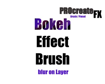 Procreate Bokeh Blur Effect Brush Pinsel
