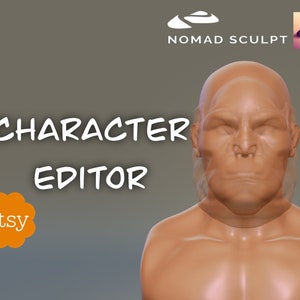 Nomad Sculpt - Character Editor - 3D Object - Filetype nom (Nomad Sculpt File)