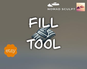 Nomad Sculpt - Fill Tool - Brush Tool (Filetype json - ! Nomad Sculpt File 1.95)