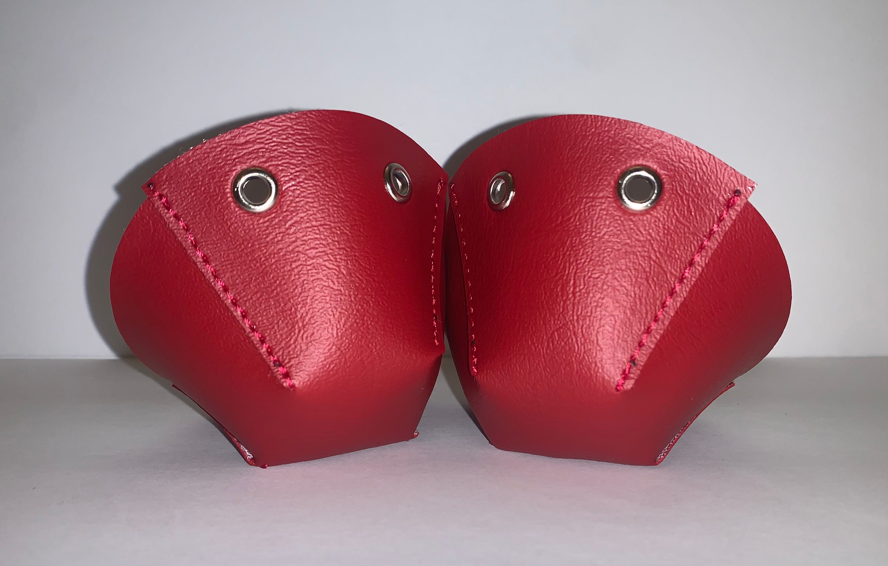 Red Vinyl Toe Guards Etsy