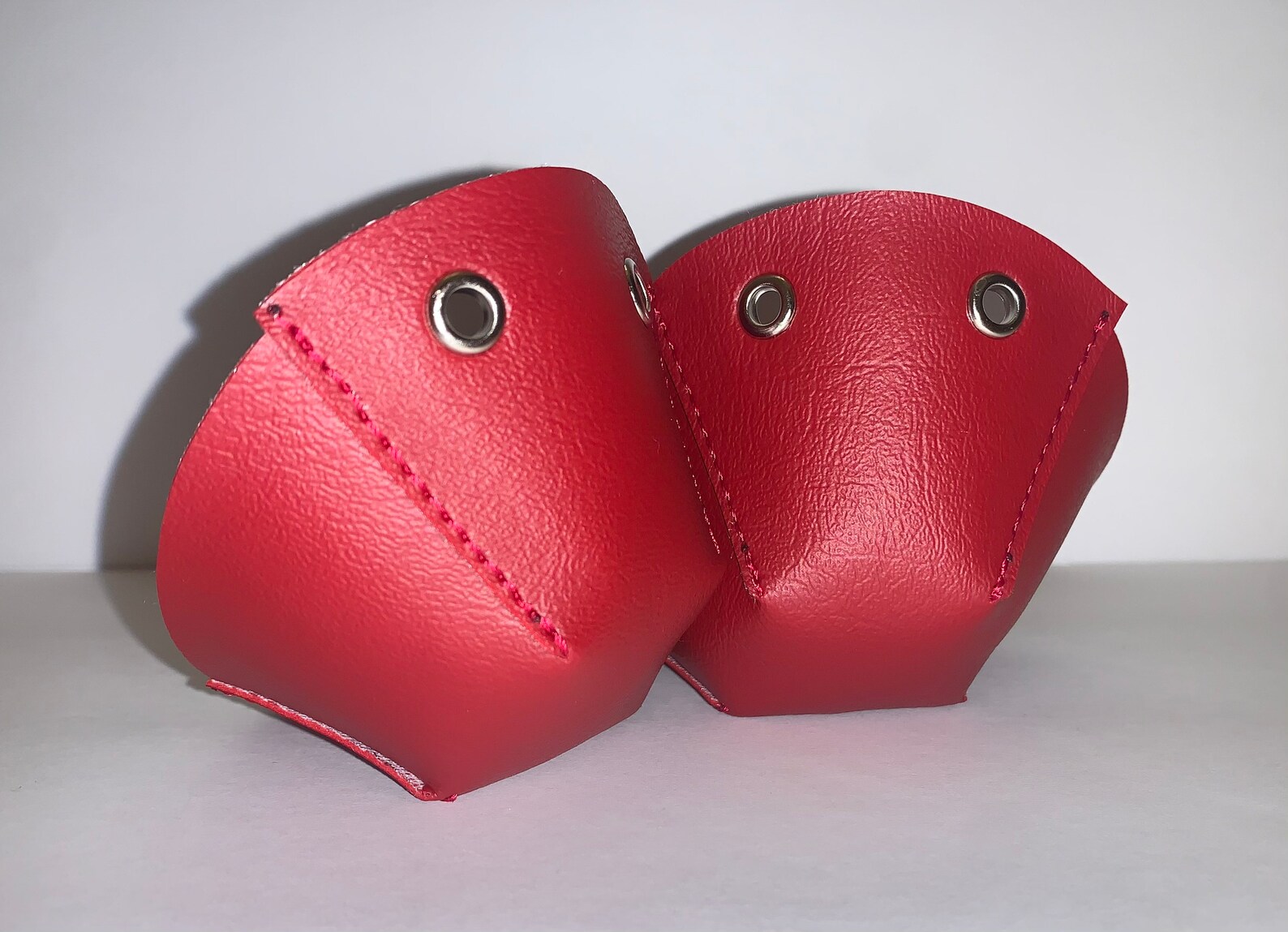 Red Vinyl Toe Guards Etsy