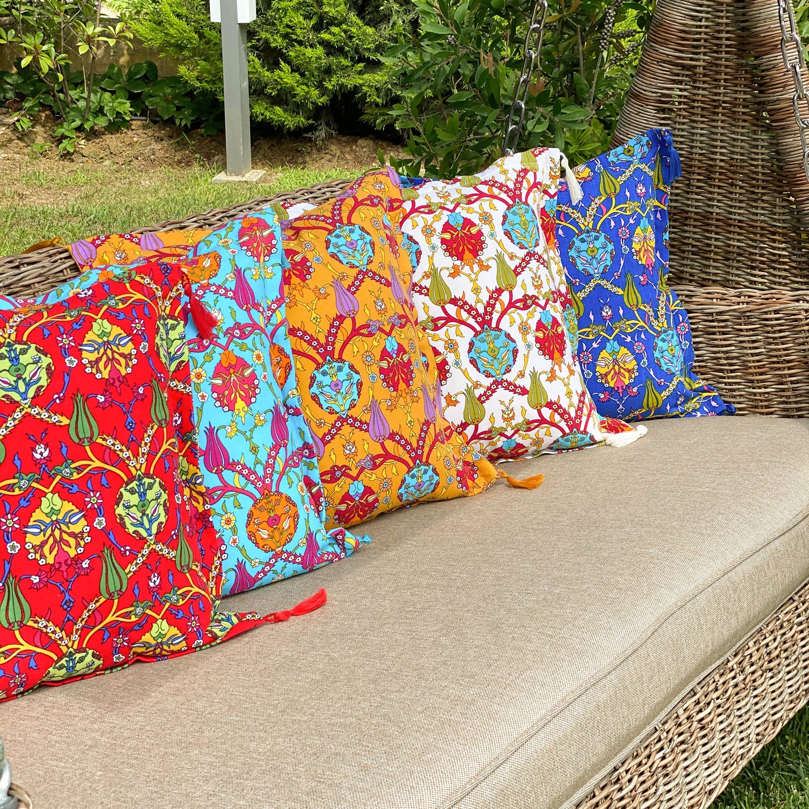 Abstract Ethnic Pattern Accent Pillow Ethnic Accent Pillow Etsy