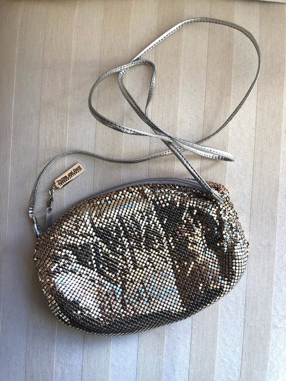 1950s Whiting and Davis Silver Mesh Evening Bag