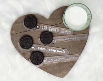 Cookie Spoon, Cookie Dipper, Oreo Dunker, Personalized Cookie Favors, Oreo Favors, Cookie Birthday Favor, Cookie Scoop, Cookie Dunker Gift