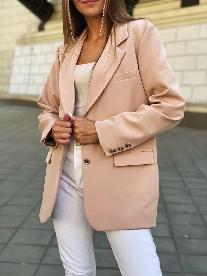 elegant office jacket Women/'s classic jacket evening fitted jacket