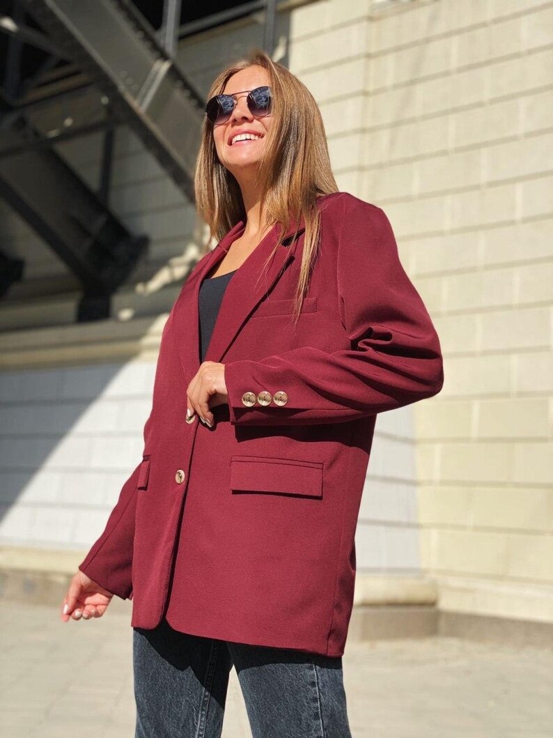 elegant office jacket Women/'s classic jacket evening fitted jacket