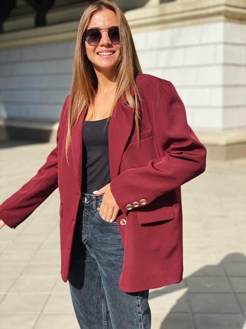 elegant office jacket Women/'s classic jacket evening fitted jacket