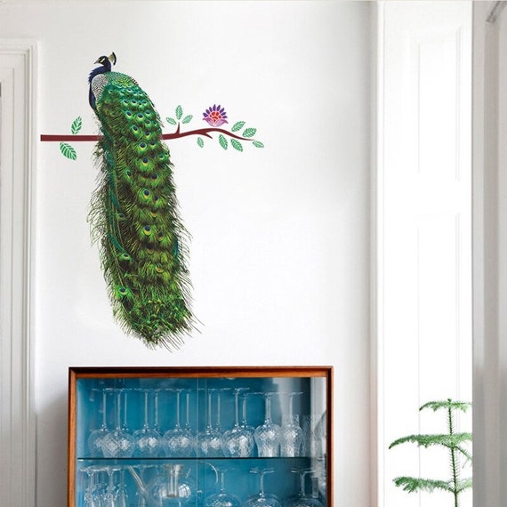 Peacock 75*58 CM Home Decor Wall Sticker Removable Vinyl Decal Mural Art Peacock 75*58 CM Home Decor Wall Sticker Removable Vinyl Decal Mural Art