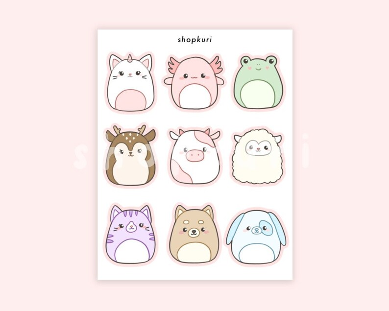 Squishmallow Stickers 