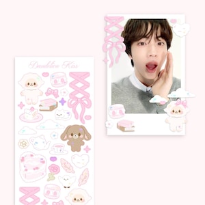 Kawaii Katze und Hase Aufkleber ⎜Kpop, Stickers, ästhetisch,