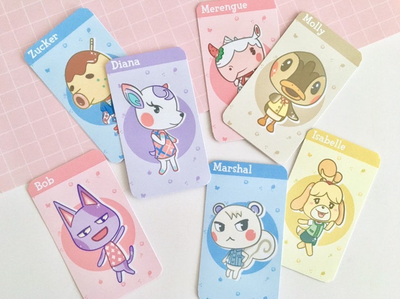 Animal Crossing Custom Amiibo Cards | Etsy