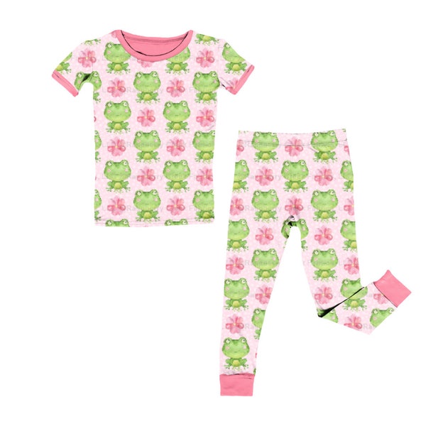 Frog PJ's | Kid's Snug Fit Pajamas | CPSC Compliant