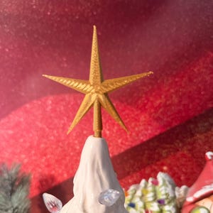 Tree Topper 50 shapes - 24 colors, Ceramic tree topper, Star for ceramic tree, Christmas tree star