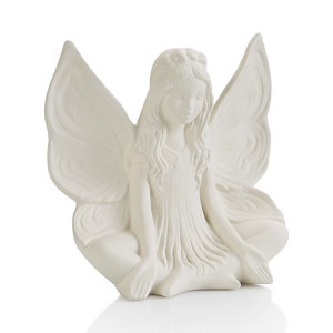 SALE Paint your own lotus fairy 6H ceramic pottery bisque, unpainted ceramic, unpainted pottery, paint your own pottery, 7171