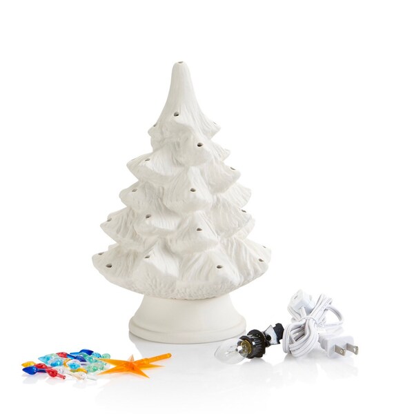Ceramic Christmas Tree With Lights Etsy