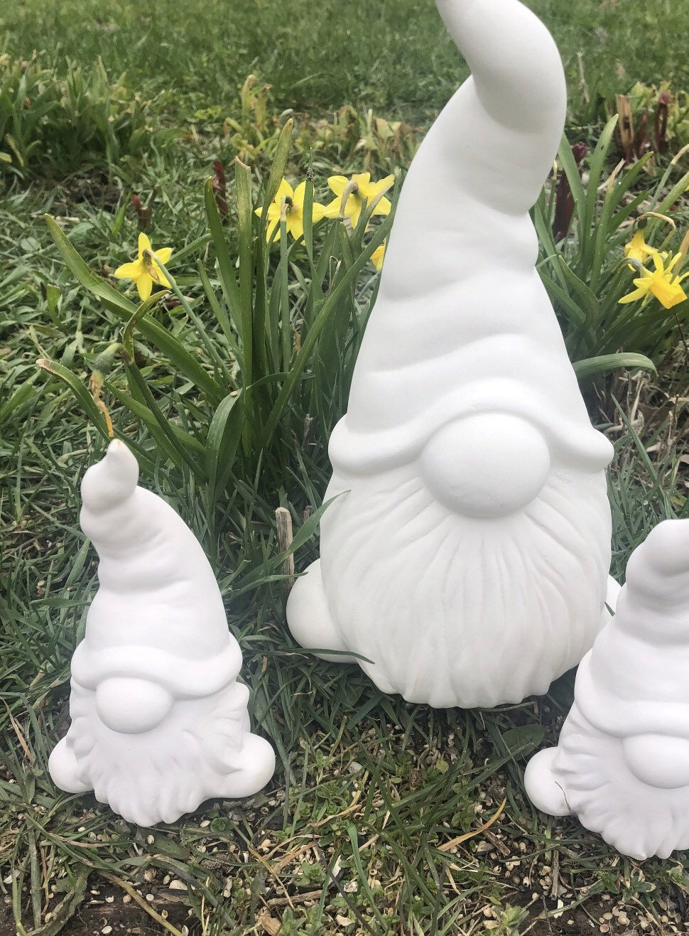 SALE Paint Your Own Gnome Ceramic Pottery Bisque Craft Kit Etsy