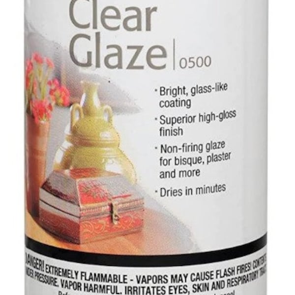Clear Triple Thick Glaze, No Kiln Required, Clear, 12-Ounce-FAST FREE SHIPPING