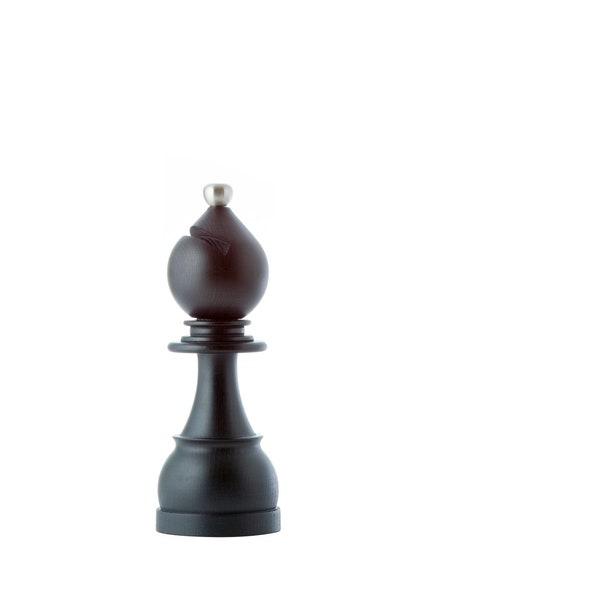 Millstone Chess Piece Shaped Bishop Peppermill