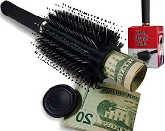 Diversion Safe Hair Brush Can Safe to Hide Money, Jewelry, or Valuables with Discreet Secret Removable Lid