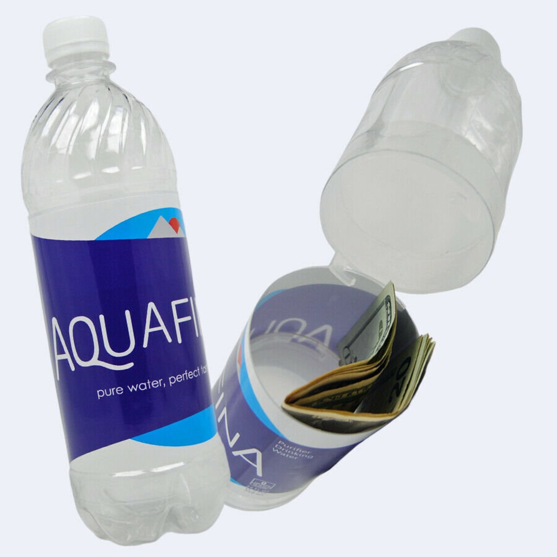 Aquafina Water Bottle Stash Diversion Safe With Hidden Middle Compartment Makes a Great Gift Etsy
