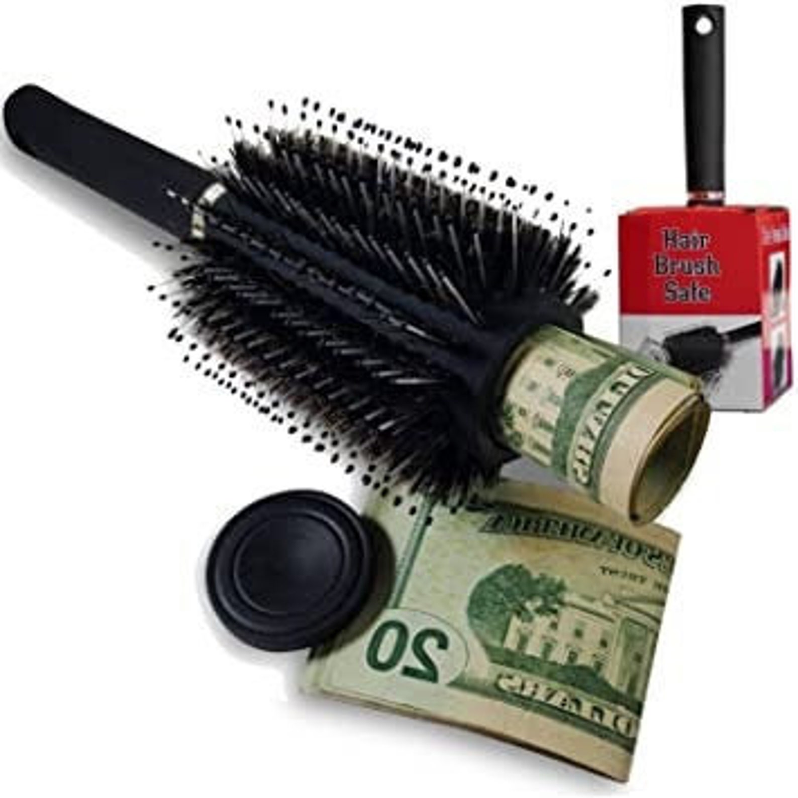 Diversion Safe Hair Brush Can Safe to Hide Money, Jewelry, or Valuables