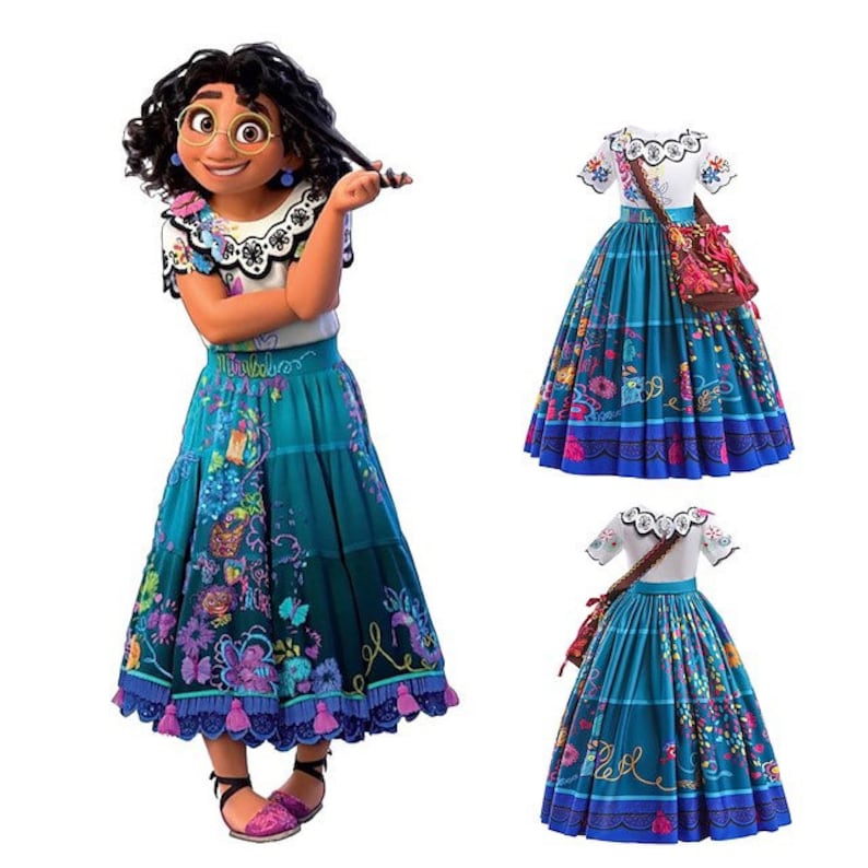 Disney Encanto Mirabel Dress Costume for Girls Ages 3 and Up Etsy