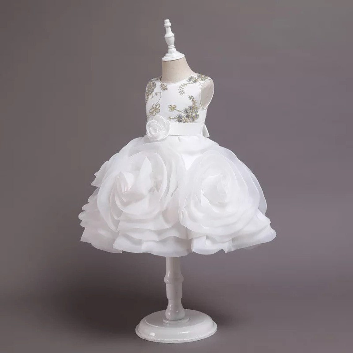 3D Flower Appliqué Flower Dress Gown Bridesmaid Dresses Flower - Etsy