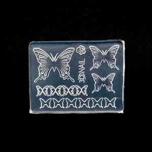 Miniature Nail Butterfly Mold, Bug Silicone Mold, Resin Casting Mold For UV Resin, Embellishment Epoxy Nail Art Crafts, Butterflies for Nail