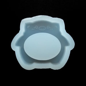 49mm Pig Shaker Silicone Mold, Resin Casting Mold For UV Resin, Epoxy Jewelry Making, Quicksand Mold, DIY Decoden Crafts, Piggy Mold Animal