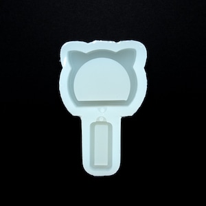 77x45mm Kitten Cat Chime Shaker Silicone Mold, Kitten Casting Mold For UV Resin, Epoxy Embellishment Jewelry, Quicksand Mold, DIY Deco