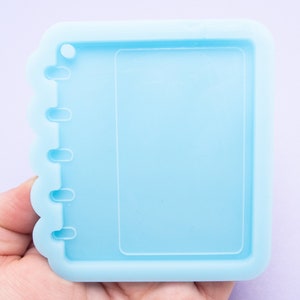 Kawaii Stationary Journal Cover Pendant Miniature Silicone Mold, Resin Casting Mold For Epoxy Resin Tags, Epoxy Nail Art Crafts