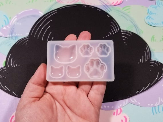  7 Pack 3D Bear Silicone Resin Mold Bear Paw Epoxy