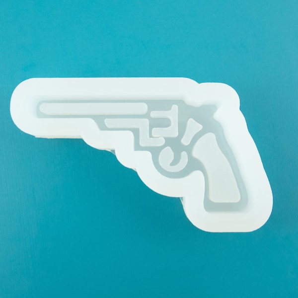 Molde de silicona para pistola de 83 mm, molde para resina UV, joyería con adornos de epoxi estilo kawaii, molde para arena movediza, manualidades DIY Decoden