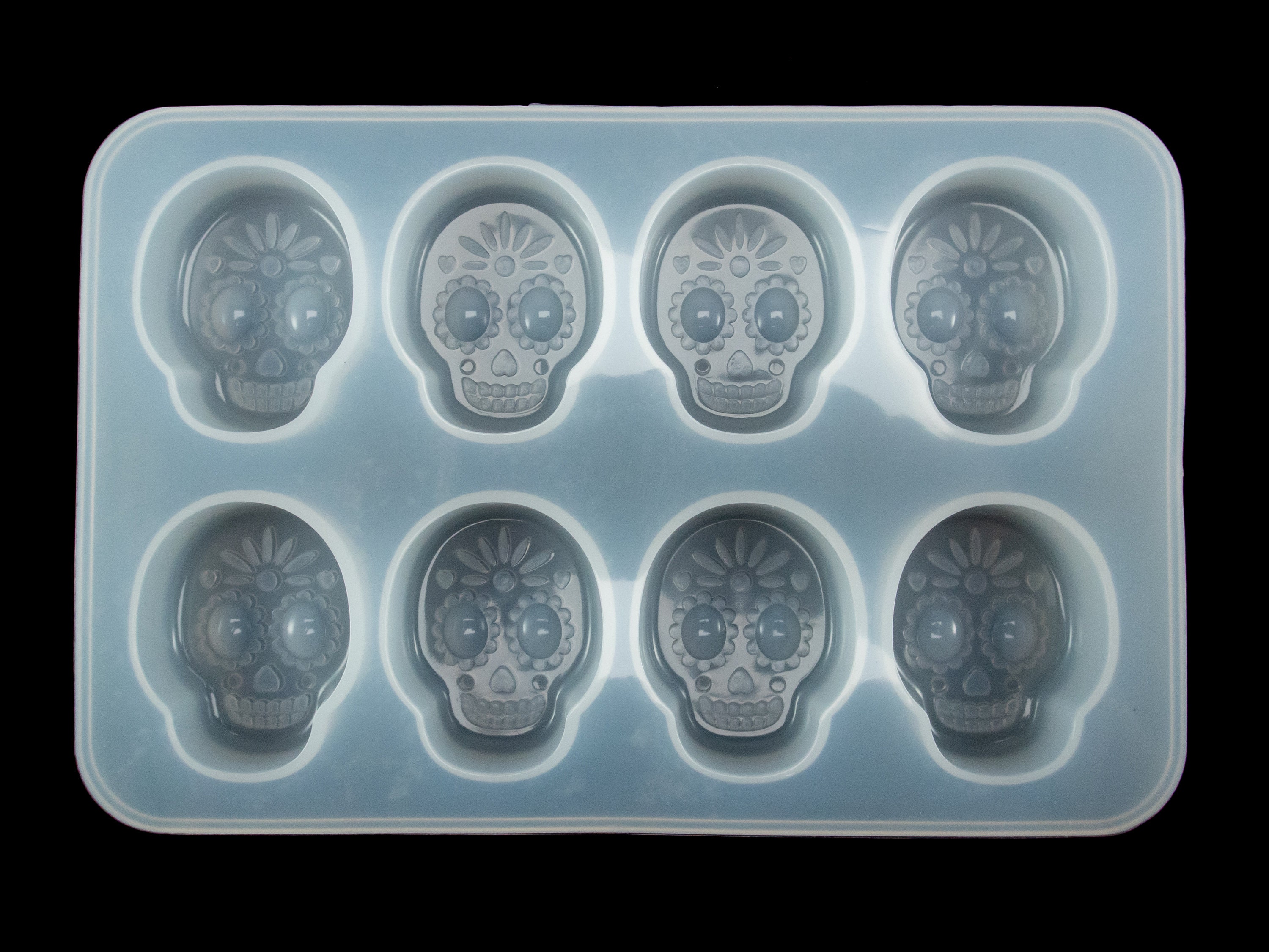 LET'S RESIN Silicone Skull Molds, 3D Large Skull Shape Molds for