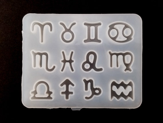 Alphabet Shaker Silicone Mold. Keychain Mold, Alphabet Mold