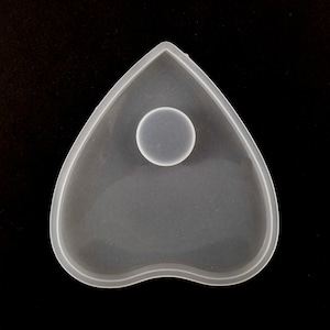 90mm Oujia Planchette Cabochon Silicone Mold, Resin Casting Mold For UV Resin, Embellishment Epoxy Craft, Decoden Spooky Halloween Mold