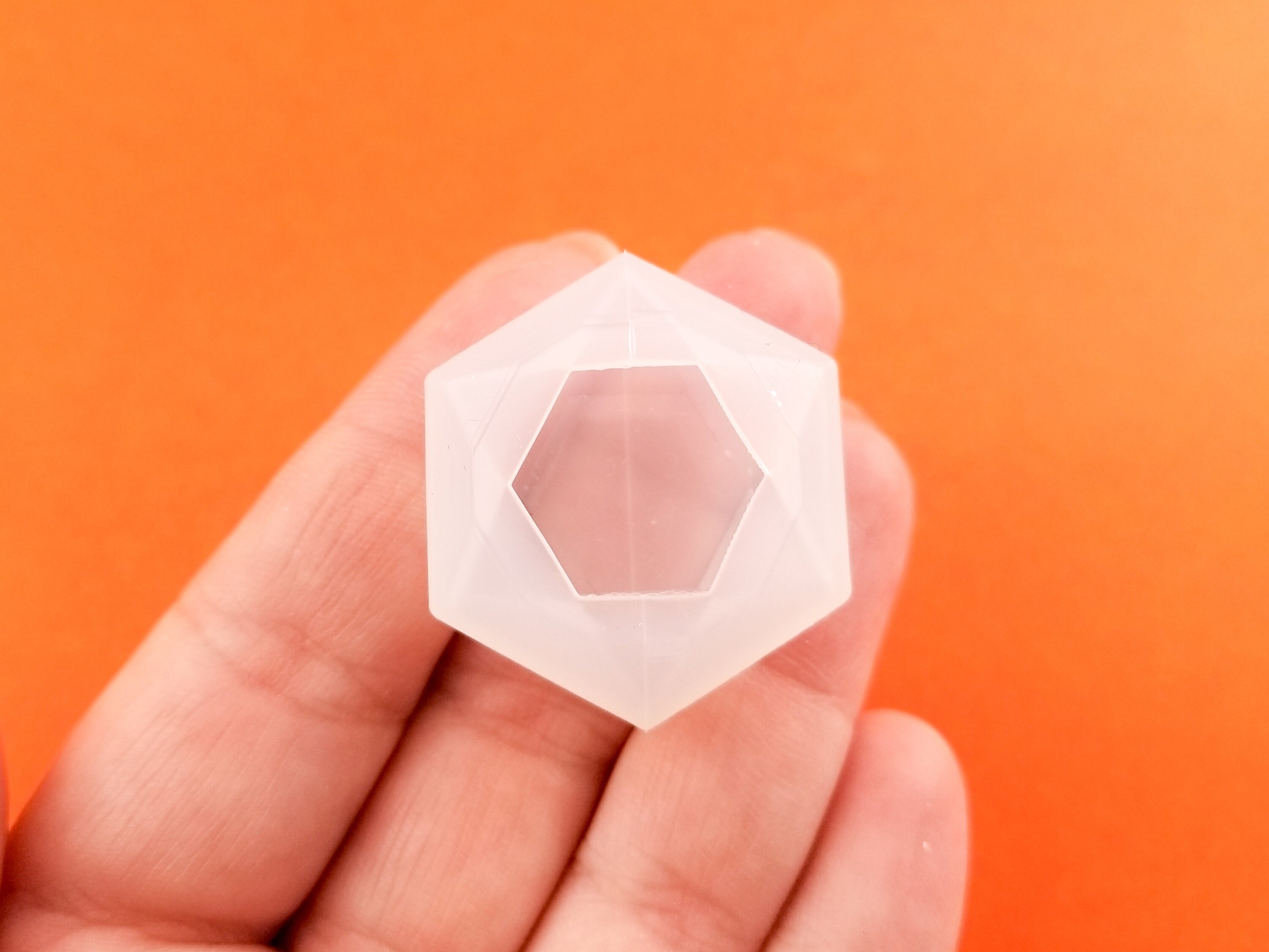 Hexagon Rhinestone & Teardrop Gem Silicone Molds (6 Cavity) | UV Resin  Flexible Mould | Kawaii Soft Mold