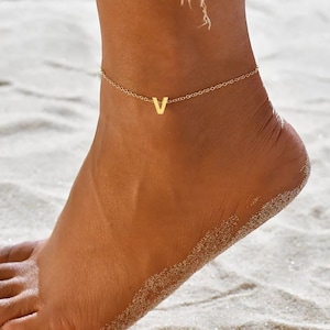 Letter hotsell j anklet