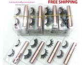 Wholesale Magnetic Eyelashes and Eyeliner Set, 3D Mink False Eyelash, Waterproof Magnetic Liquid Eyeliner, Wholesale Lashes, Eyelash Vendor