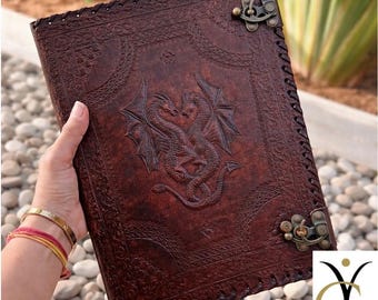 Personalized Leather Binder, Refillable Notebook Cover, Handmade Journal Organizer, Custom Gift for Men Women