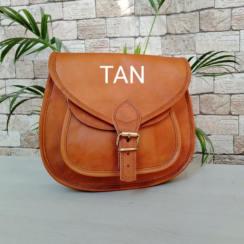 Leather Crossbody Bags for Women Leather Saddle Bag Purse Etsy