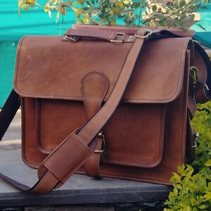 Handmade Leather Messenger Women, Leather Laptop Bag, CrossBody Bag, Leather Briefcase, Leather Satchel, Laptop Briefcase Bag, College Bag