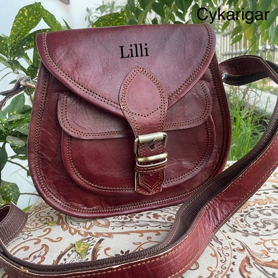 Buy Leathercraft Leather Crossbody Bags for Women Saddle Bag Purse Shoulder  Handbags Mother's Day Gift for Young Women & Teen Girls Vintage Brown  Genuine Leather Satchel Spring Small Rakhi Gifts size 9