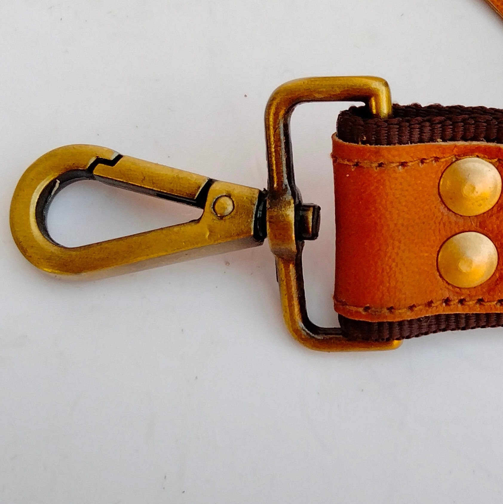 Tracolla In Pelle Vintage Regolabile Per Borsa O Valigetta - Marrone - HLC