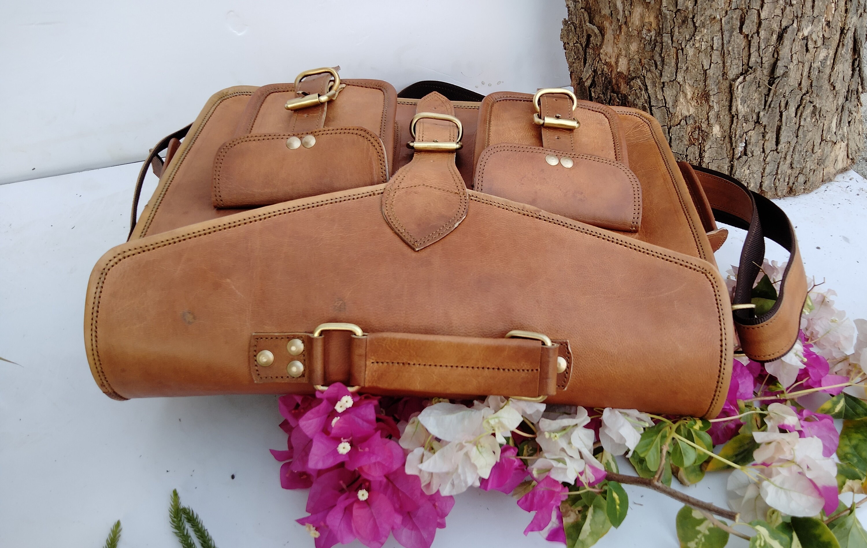 Leather Laptop Bag Women Leather Messenger Etsy